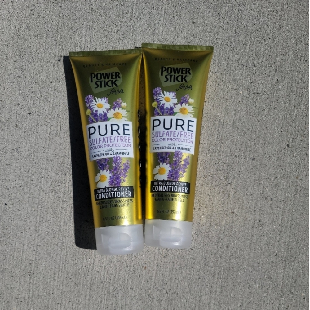 2x POWER STICK For Her ULTRA BLONDE CONDITIONER